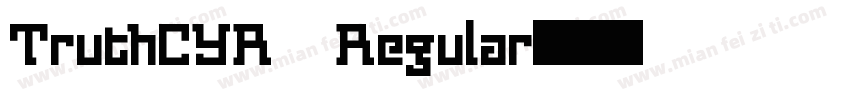 TruthCYR Regular字体转换